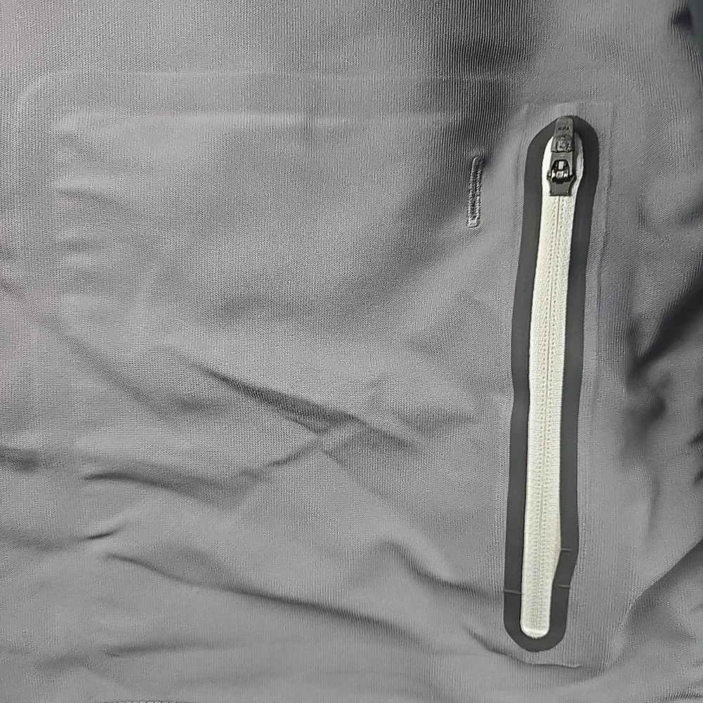FootJoy FJ Golf Pullover Shirt 1/2 Zip Men Large Gray Performance Stretch Pocket